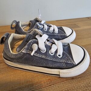 CONVERSE All Star Infant Denim Blue Sneakers size 7C